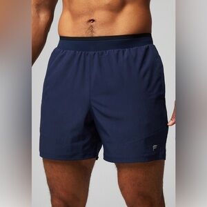 XL Fabletics Shorts Mens The Fundamental Short II Sprin Training Gym Blue Summer